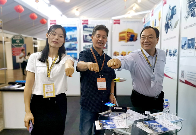 建新機(jī)械混凝土攪拌設(shè)備亮相菲律賓成焦點(diǎn)！